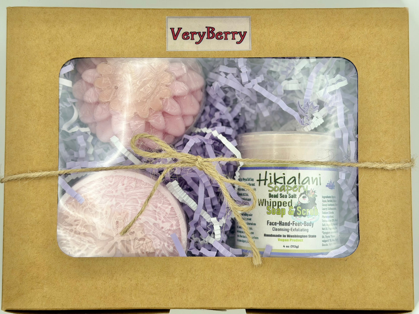 Brown Box Gift Set - Shampoo, Conditioner, and Whipped Soap