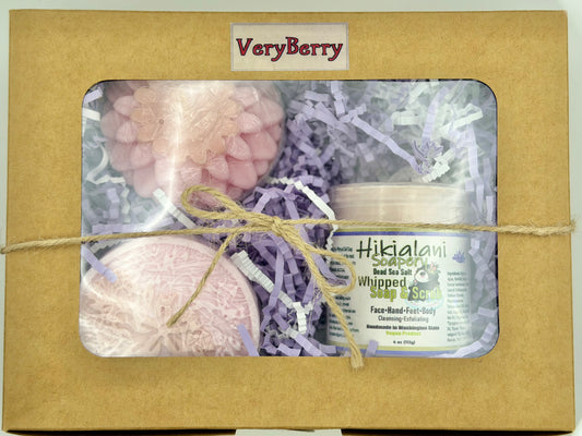 Brown Box Gift Set - Shampoo, Conditioner, and Whipped Soap